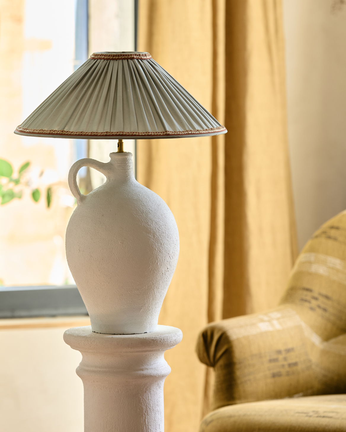 lampe abat jour atelier compas